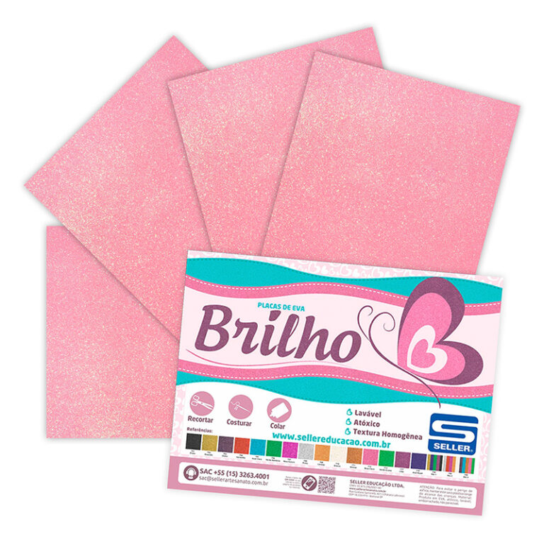 Eva Brilho Rosa Claro Seller 5052